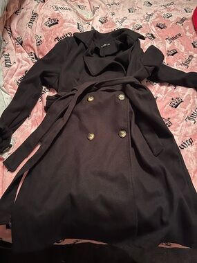 Classic Black Trench Coat